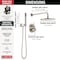 Delta Modern Monitor 14 Series Shower with Raincan & Hand Shower, 20.13 in,  T342702-SP - alternate 5