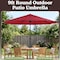Villacera 9-Foot Outdoor Patio Umbrella, Red 83-OUT5445 - alternate 13