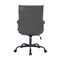 Leisuremod Harris High-Back Faux Leather Swivel Office Chair, Iron Frame HOTBL19GRL - alternate 9