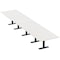 Skutchi Designs 20ft Conference Table W/ Power Unit | 20 Person Modular Rectangular Meeting Table | Harmony Series HAR-REC-48x240-T.BK-WA7976-NA - alternate 1