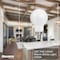 Bulbrite LED Filament, 4 Watt Dimmable A15 Light Bulb, Milky Glass Finish, E12 Base, 3000K, 400 Lumens, 4PK 862056 - alternate 11