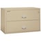 Fireking 38-15/16" W 2 Drawer Fire-Resistant Lateral File Cabinet, Parchment, Letter/Legal 2-4422-CPA - alternate 1
