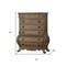 Homeroots 21" X 42" X 57" Vintage Oak Wood Chest 347091 - alternate 4
