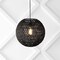 Jonathan Y Luna 15.75" 1-Light Bohemian Modern Woven Rattan/Iron LED Pendant, Black JYL6503C - alternate 8