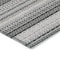 Homeroots 5' X 8' Black Striped Washable Indoor Outdoor Area Rug 576955 - alternate 4