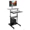 Mount-It Work Station w Mount Black MI7942B - alternate 5