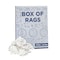 Supremeplus Recycled White Linen Mixed Material Cleaning Rags, 25 lbs. Box SP-8889 - alternate 1