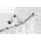 Kingston Brass 72" Stainless Steel Single Curved Shower Curtain Rod, Polished Chrome CC7211 - alternate 3