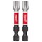 Milwaukee Tool Driver Bit, 2" L, 1/4" Shank Size 48-32-6000 - alternate 8