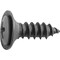 Auveco Phillips Oval Head Sems Flush Washer Tapping Screw #10 x 5/8in - Black, 100PK 23838 - alternate 1
