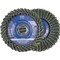 Pferd PFERD Flap Disc, PVL-R, POLIVLIES CURVE, 5in x 7/8, Fine, Aluminum oxide 45925 - alternate 1