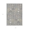 Homeroots 9' X 12' Gray Gold And Ivory Oriental Washable Indoor Outdoor Area Rug 598050 - alternate 3