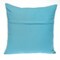 Homeroots 16" Aqua Cotton Throw Pillow with Scalloped Edges 529318 - alternate 3