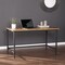 Homeroots 53" Natural And Black Writing Desk 402059 - alternate 10