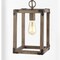 Jonathan Y Magnolia 8.13" Adjustable Iron Rustic Farmhouse LED Pendant, Brown JYL7474A - alternate 14