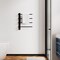 Edendirect 4-Bars Stainless Steel Wall Mounted Electric Towel Warmer Drying Rack Towel Heater in Black ZR-EB04BL2003 - alternate 6