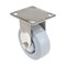 Vestil Thermoplastic Rubber Rigid Caster 5 In. Diameter x 2 In. Width 500 Lb. Capacity Gray CST-E-SS-5X2TPR-R - alternate 5