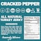 Field Trip Turkey Jerky, Cracked Pepper Turkey, 1 oz Bag, 12PK FLD00508 - alternate 3