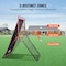 Vevor Baseball And Softball Rebounder Net 3x4.5 ft 2-in-1 Switch Hitter Pitch PDYHTW002 - alternate 5
