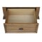 Homeroots 26" x 17" x 28" WoodBasket Nightstand 366185 - alternate 3