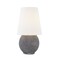 Hudson Valley Lighting Ulsterville 8.25 in. Rechargeable Table Lamp Aged Brass/Ceramic Greystone L6741-AGB/CYS - alternate 3