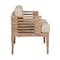 Armen Living Vivid Outdoor Patio Dining Chair in Light Eucalyptus Wood with Taupe Olefin Cushions LCVISIEUCTP - alternate 6