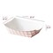 Smarty Had A Party 5 lb Red Plaid Paper Food Trays, 500PK 5615-RP-CASE - alternate 5