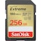 Sandisk Extreme 256 GB Class 3/UHS-I (U3) SDXC - 180 MB/s Read - 130 MB/s Write - Lifetime Warranty SDSDXVV-256G-ANCIN - alternate 1