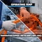 Kable Kontrol Convoluted Split Wire Loom Tubing - 3/4" Inside Diameter - 100' Length - Orange WL904-SP100-YELLOW - alternate 4