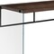 Homeroots 48" Brown and Clear Computer Desk 333541 - alternate 5