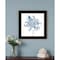 Homeroots Floral Calligraphy Sketches Black Framed Print Wall Art 530112 - alternate 3