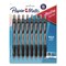 Paper Mate Profile Ballpoint Pen, Retractable, Bold 1.4 mm, Black Ink, Smoke/Black Barrel, 8PK 1960667 - alternate 1
