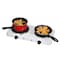 Megachef Electric Easily Portable Ultra Lightweight Dual Burner Cooktop Buffet Range in Sleek White MC-2012B - alternate 6
