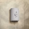 Luxury Lighting Asavva 10.5 in Tall Kokopelli Ceramic Outdoor Wall Light, Paintable Textured White Bisque, 2PK (2) 410-88-WTX-ud-7-17 - alternate 3