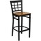 Flash Furniture Restaurant Stool, Window Back, Cherry Sea XU-DG6R7BWIN-BAR-CHYW-GG - alternate 1