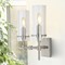 Jonathan Y Cato 13.5" 2-Light Modern Farmhouse Iron/Glass LED Vanity, Nickel/Clear JYL7806B - alternate 9