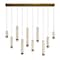 Euf Cambre, Chandelier , 10-Light, 50", Antique Brass, Travertine 50129-027 - alternate 4