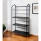Homeroots 49" Black Metal Four Tier Bookcase 469089 - alternate 6