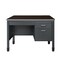 Regency Mesa Steel Single Pedestal Teacher's Office Desk with Center Drawer 48in x 30in, Neo Walnut 66348SPCDNW - alternate 5
