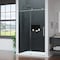 Anzzi 48in Reversible Frameless Sliding Deco-Glass Shower Door w/ Soft-Close System Brushed Nickel Finish SD-AZ20-01BN - alternate 9