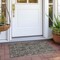 Homeroots 2' X 3' Taupe and Dark Taupe Oriental Washable Non Skid Indoor Outdoor Area Rug 563790 - alternate 6