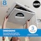 Simply 20.75x20.75x1 Merv 8, Pleated Air Filter, High Capacity, 4PK S-08-04-207520751 - alternate 5