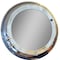 Homeroots 21" Silver Round Aluminum Framed Accent Mirror 364221 - alternate 4