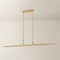 Corbett Lighting Cortina 1 Light Linear in Vintage Brass Finish 550-01-VB - alternate 5