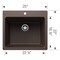 Blanco Liven Laundry Sink, Cafe Brown 401922 - alternate 2