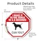 Signmission I Make It to The Fence In 2.8 Secon, 6 inch X 6 inch, Vinyl Decal, 2PK OC-D-2PACK-6-61 - alternate 3