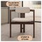 Leisuremod Velo Modern Dining Chair in Walnut Color Wood with Taupe Seat, 4PK VCWN-51TP4 - alternate 8