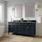 James Martin Vanities 72" D Vanity, Black Onyx w/Parisien Bleu Top w/FreePower Wireless Charger 650-V72-BKO-FPBL - alternate 7