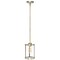 Homeroots Antiqued Brass Cylinder Iron Ceiling Light With Clear Shades 651627 - alternate 2