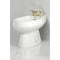 Kingston Brass Three-Handle Bidet Faucet with Knurled Handle and Brass Pop-Up, Polished Brass KB6322KNL - alternate 5